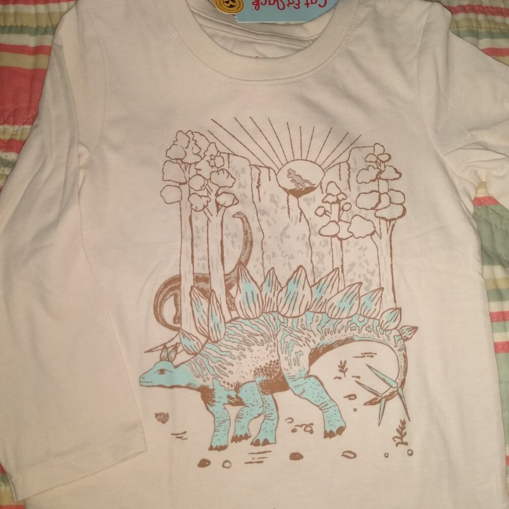 Cat & Jack Dinosaur Shirt - 3T - Beige